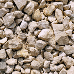 Light beige angular 5 7 crushed stone