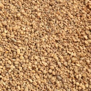 Small round tan 3/8 inch pea gravel