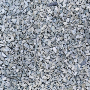Light gray crushed walkway gravel surface