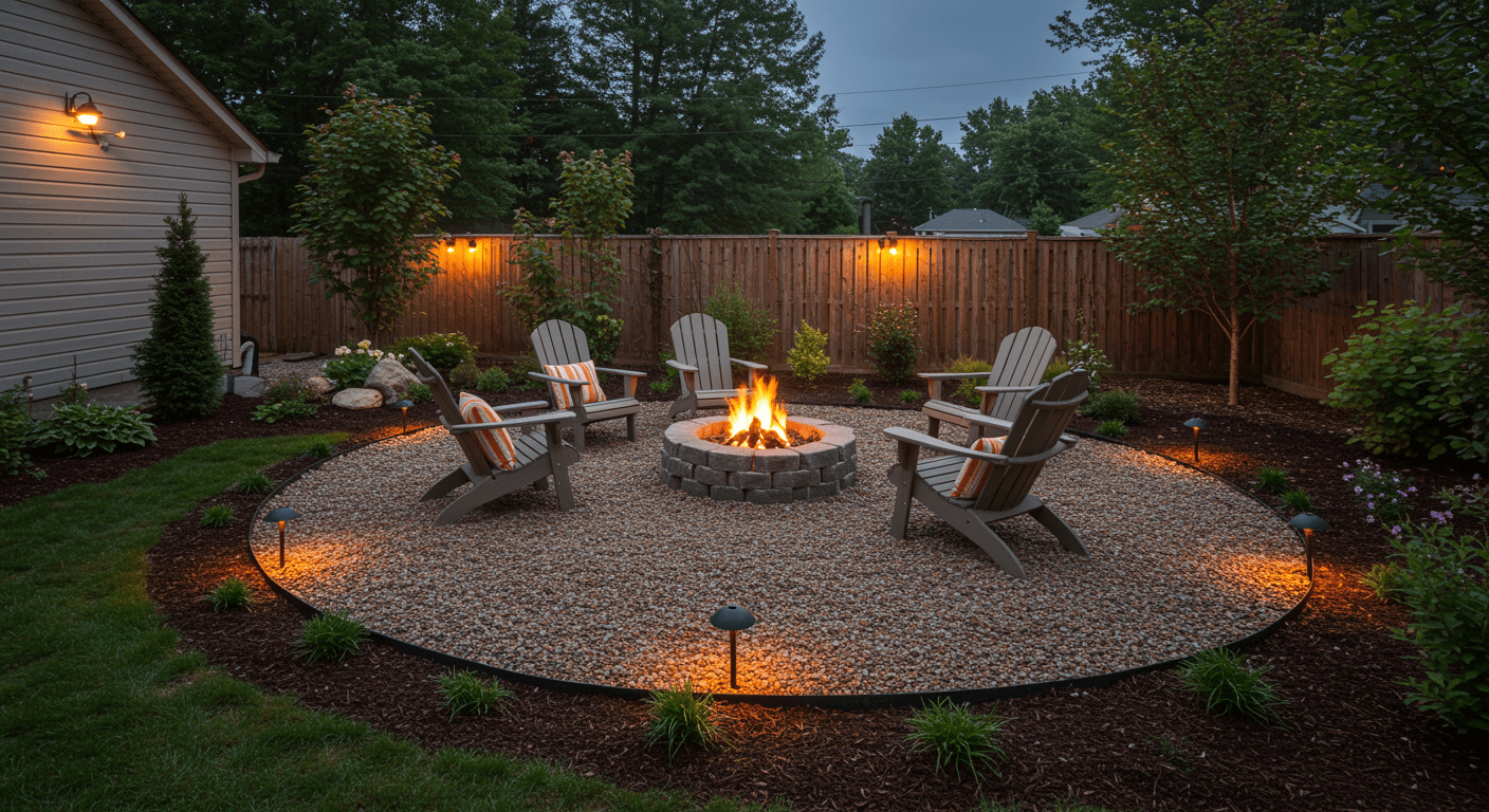 Pea Gravel Landscaping Ideas: Fire Pits, Play Areas, Paths, Dog Runs