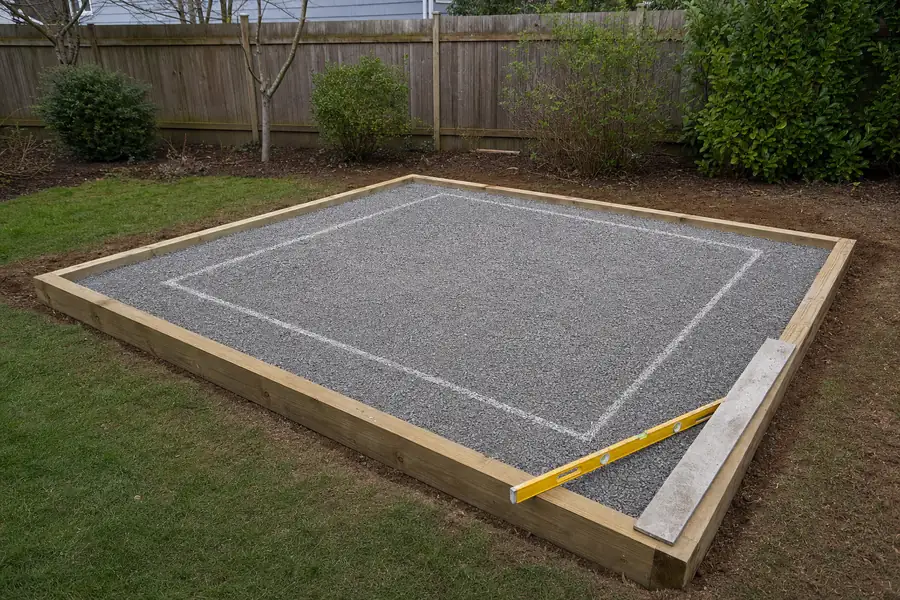 Best Gravel for a Shed Base