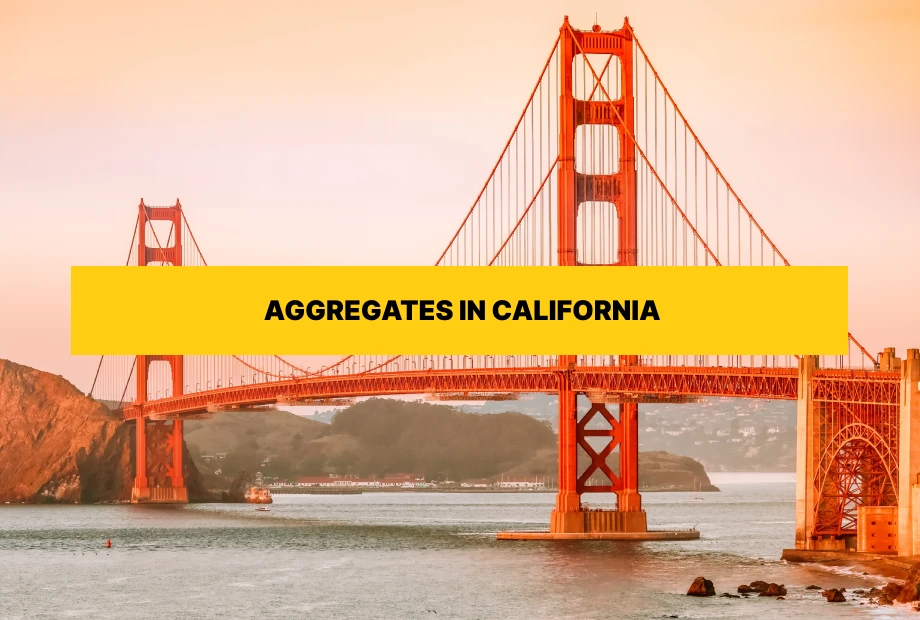 Types of aggregates for free delivery in California