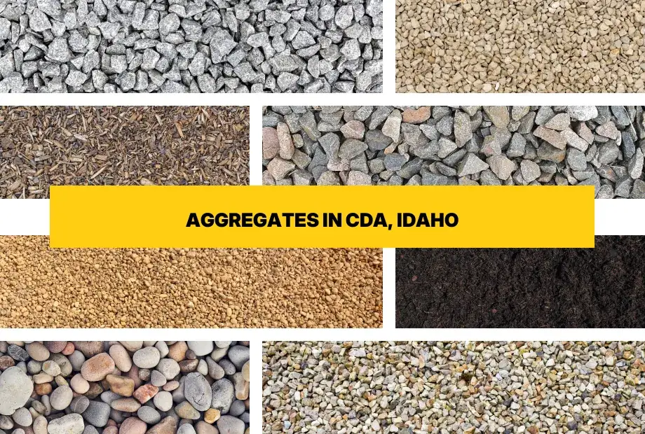 Types of aggregates for free delivery in Cda, Idaho