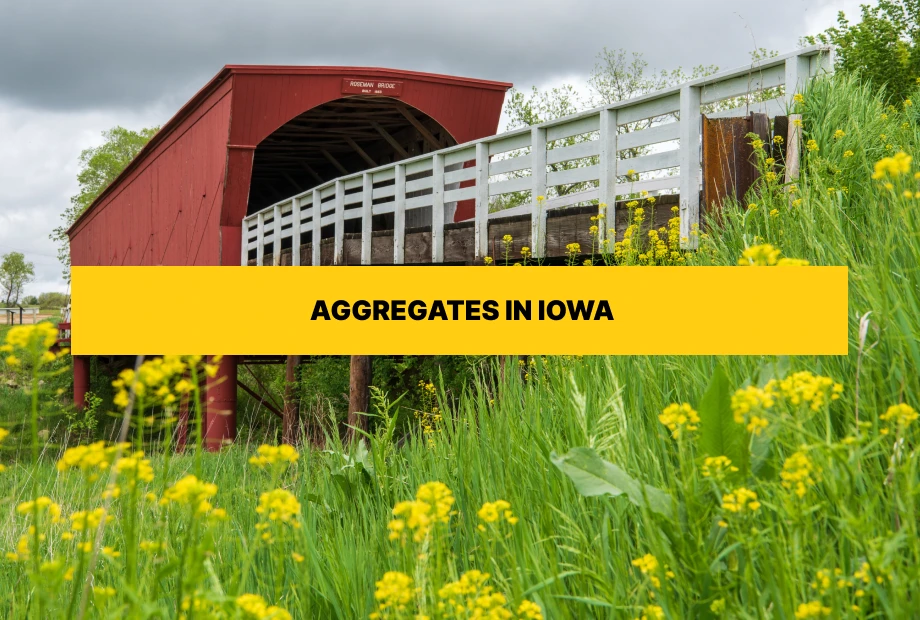 Types of aggregates for free delivery in Iowa