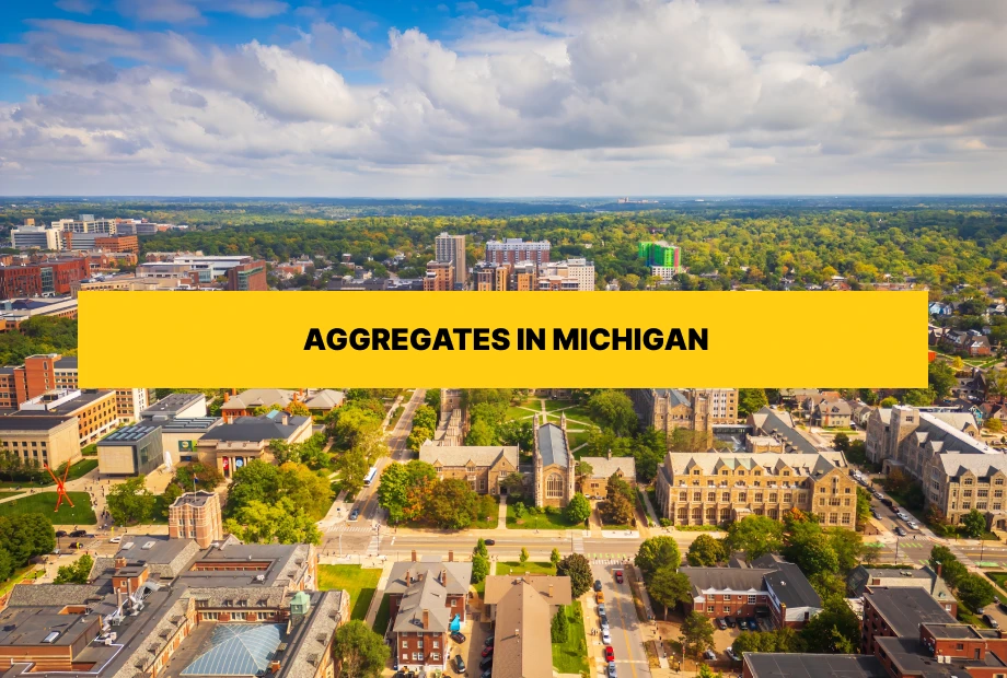 Types of aggregates for free delivery in Michigan