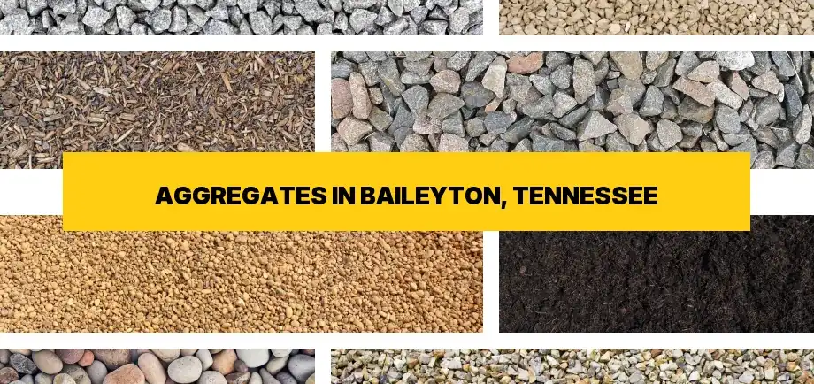 Types of aggregates for free delivery in Baileyton, Tennessee